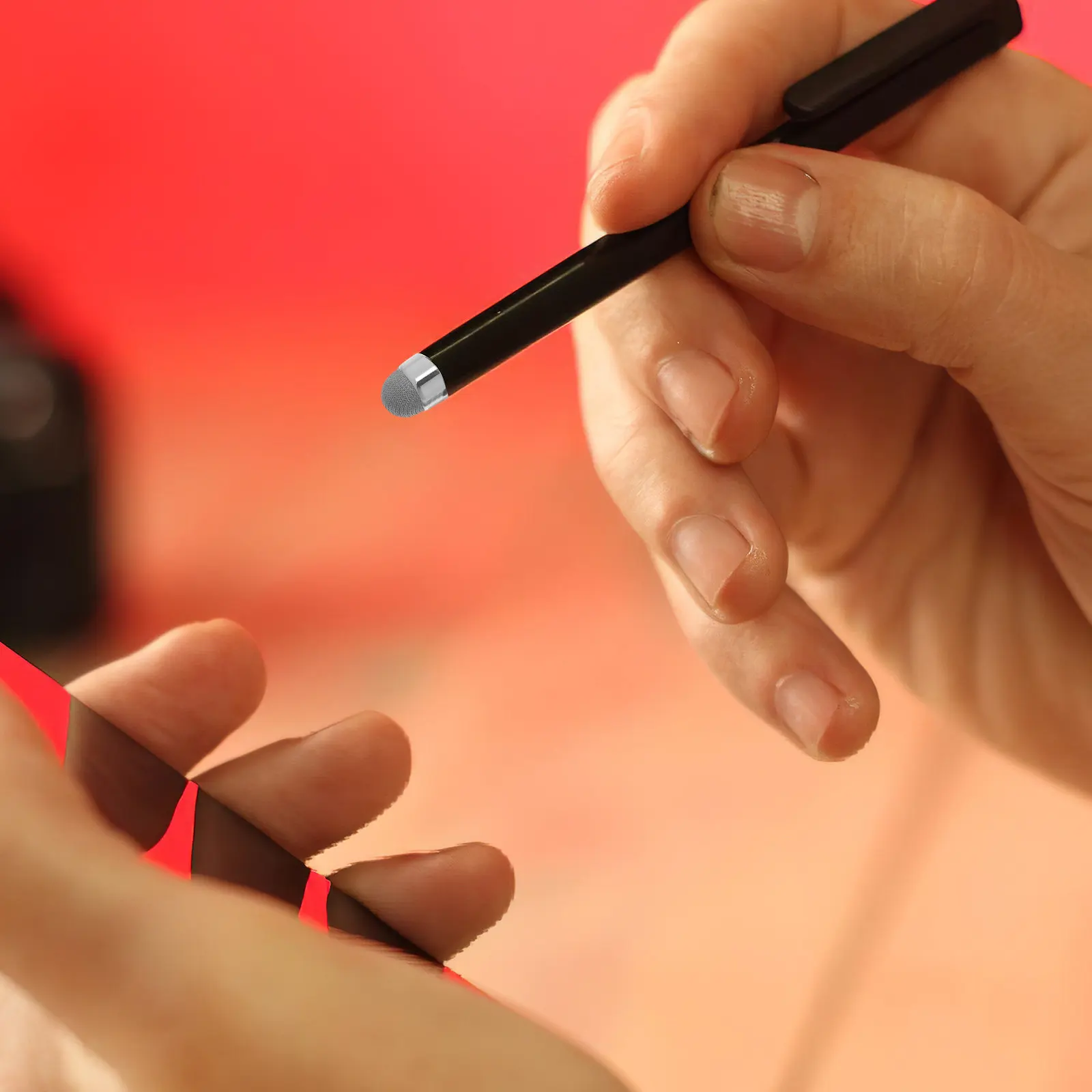 10Pcs Capacitive Stylus Tips Replacement Set Threaded M5 Aluminum Nibs for Touchscreen Devices Accurate Response