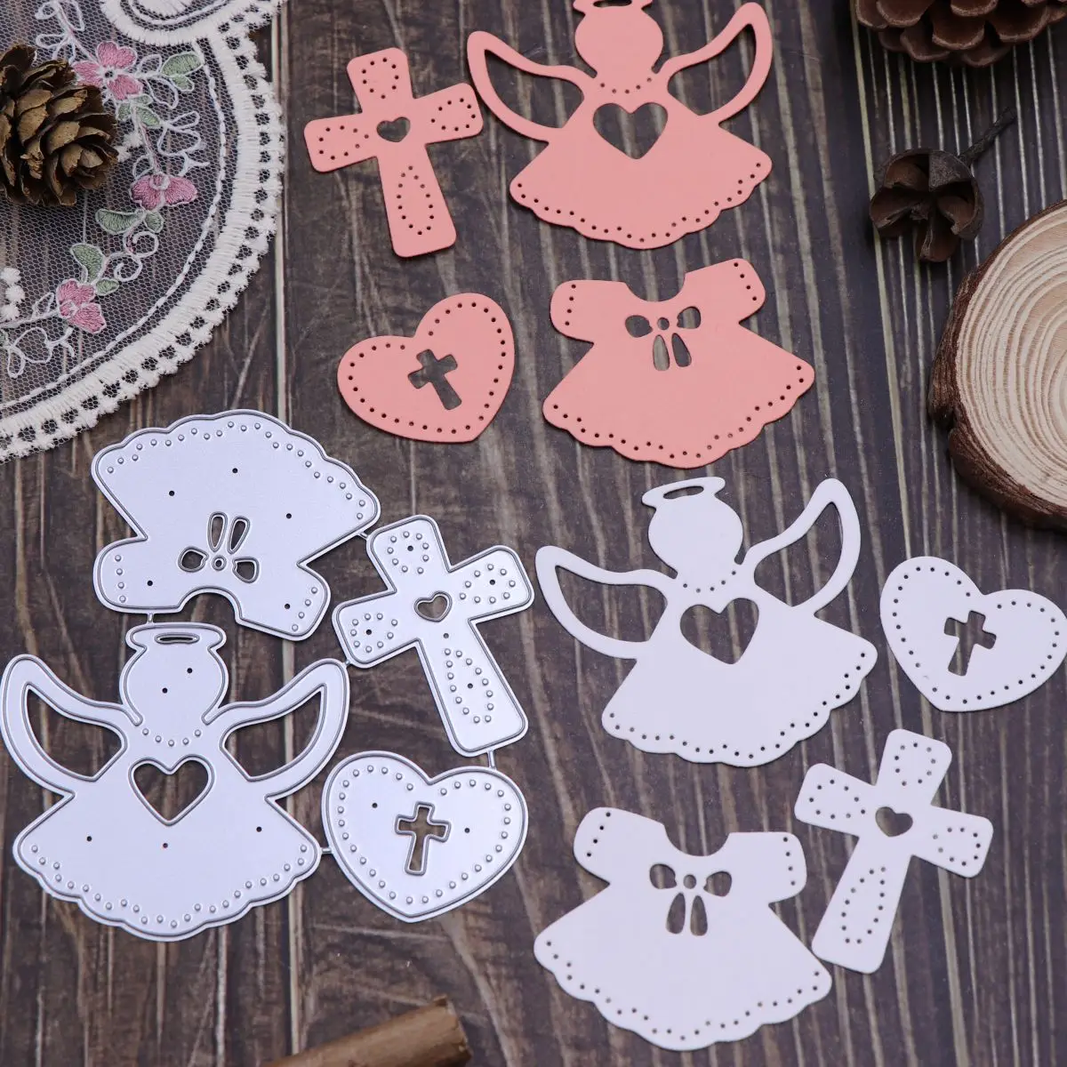 Angel Metal Dies Cutting for Card Making DIY Handmade Craft Angel Die Cut for Scrapbooking 2024 New