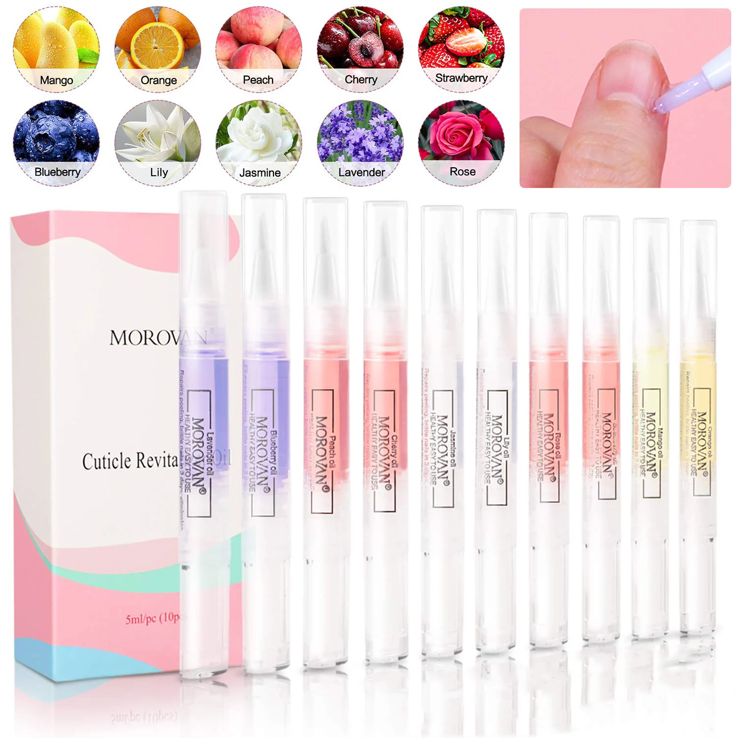 Nail Cuticle Oil Pen Gel Nail Oil Pen Nail Nourishment Polish With Vitamins Moisturized Gel Nail Polish Repair Pen For Gel Nails