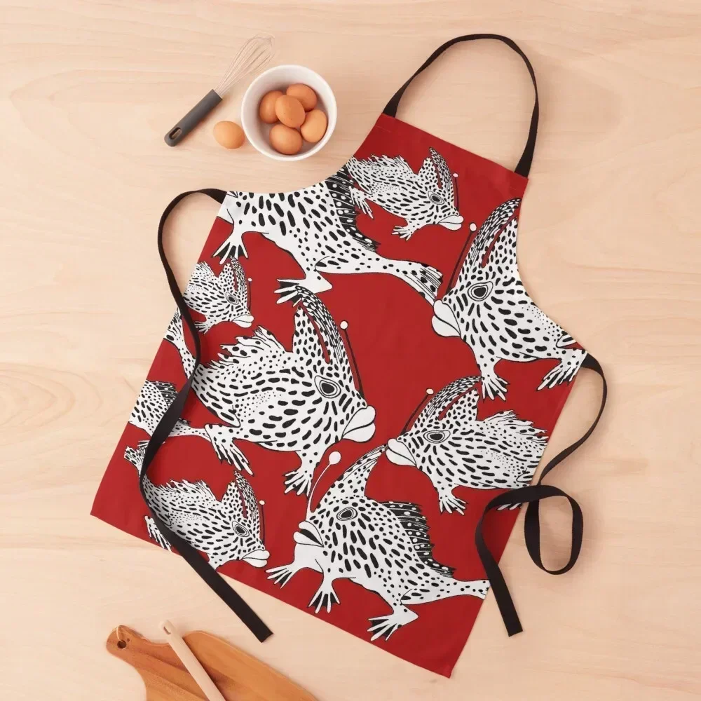 

Group of Spotted Handfish Apron christmas decoration for women with pocket For Man Kitchens Men Apron