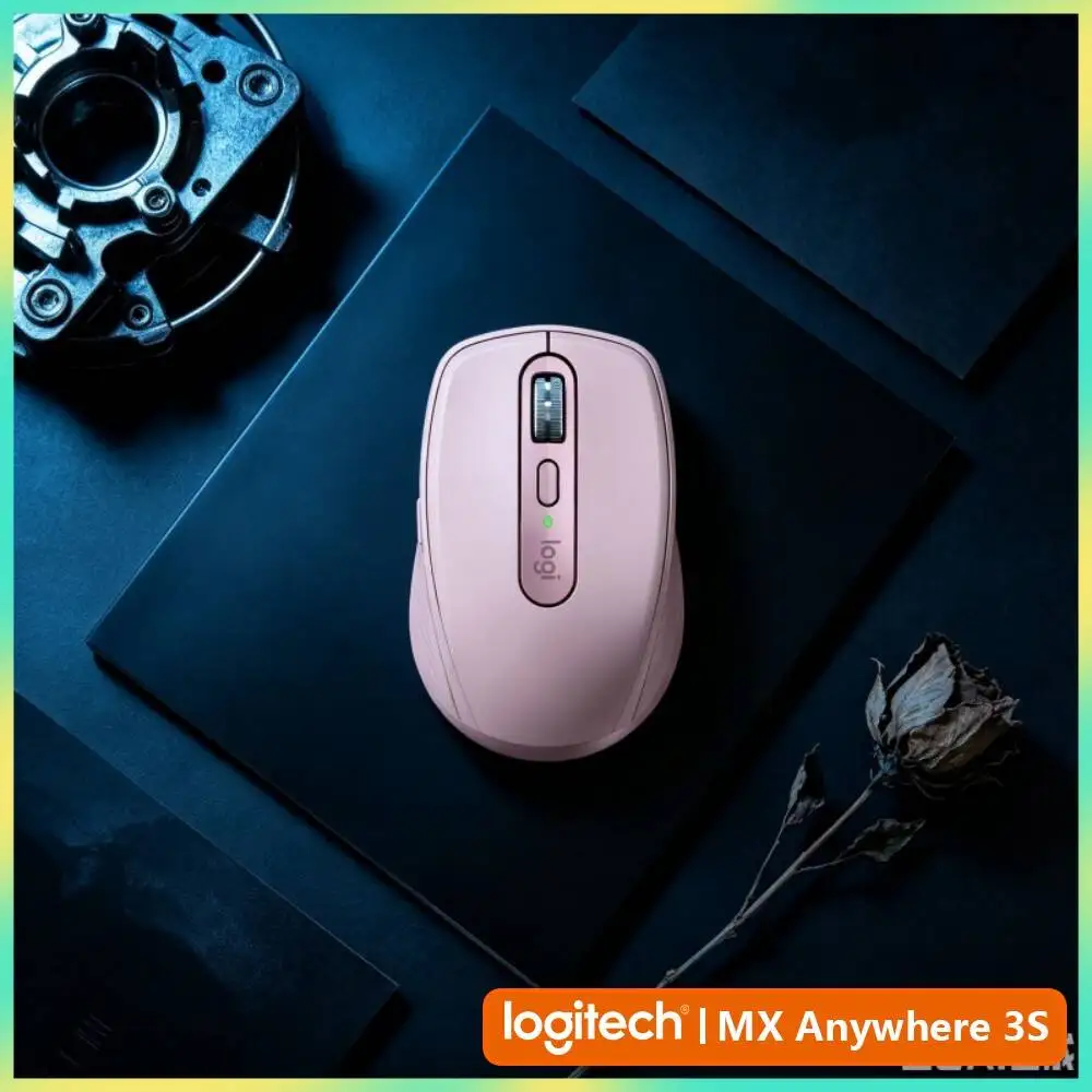 High-Precision MX Anywhere 3S - 8K DPI, 3-Device Bluetooth, Silent Click, Ideal for Perfume Fair Signing & On-site Work