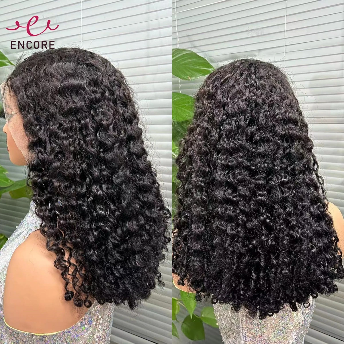 300% Density Brazilian Remy Human Hair Lace Wigs 12-20Inch Bouncy Curly Lace Wigs 13x4 Transparent HD Lace Frontal Hair Wigs