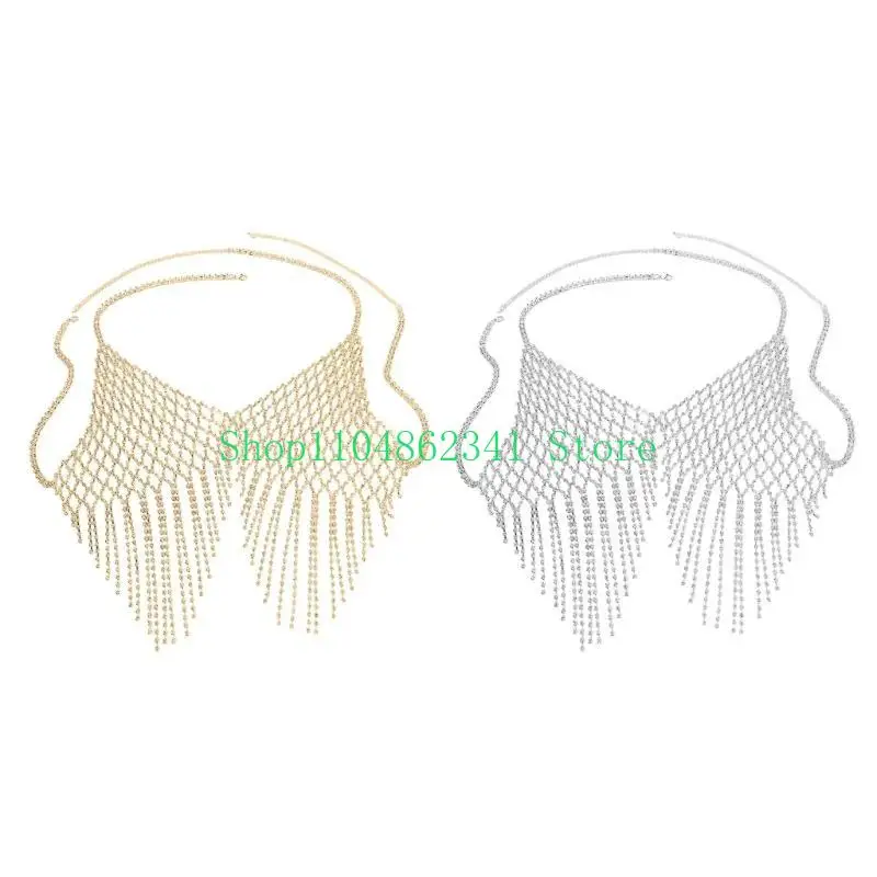 5ASD Women Rishonesons شرابات المحاصيل أعلى ملهى ليلي الرسن سلسلة الجسد