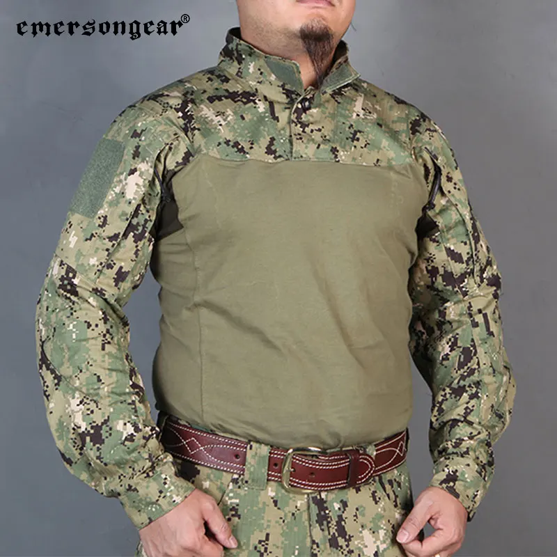 

EMERSONGEAR тактическая штурмовая рубашка, Боевая Мужская футболка, тактические охотничьи походные Топы с длинным рукавом, тренировочные уличные спортивные для страйкбола