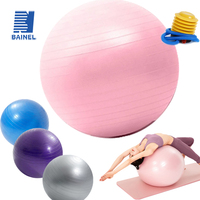 55/65/75CM Pilates Yoga Ball Exercise Anti-Pressure Explosion-Proof Gymnastics Balance Exercise Fitness Home Yoga Core Training