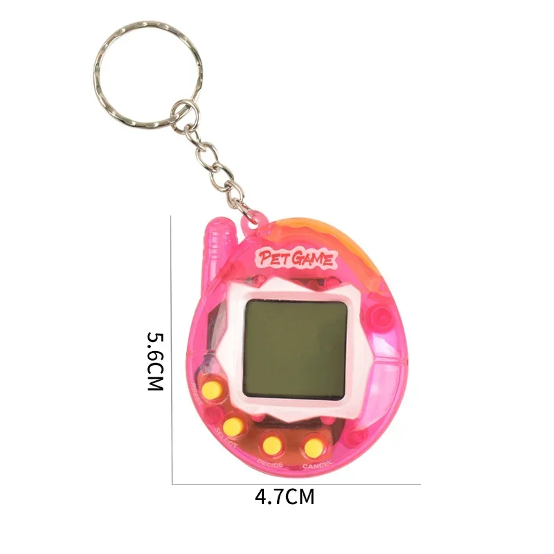 1PCs Transparent Electronic Pets Tamagotchi 90S Nostalgic 168 Pets In One Virtual Cyber Digital Pet Toys Pixel Funny Play Toys