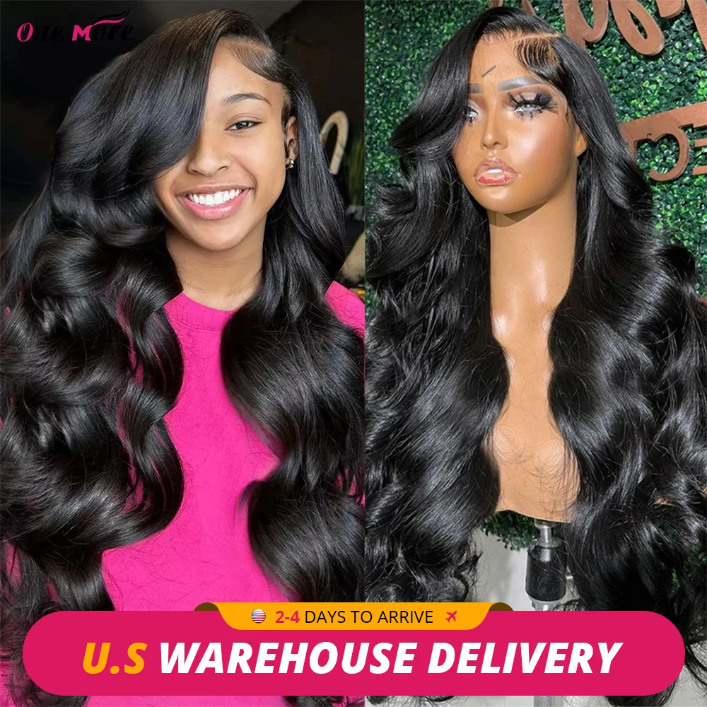 Glueless Body Wave Lace Front Wig 13x4 Full Frontal wig  Pre Plucked Lace Front Human Hair Wigs 180 Density Christmas Sale