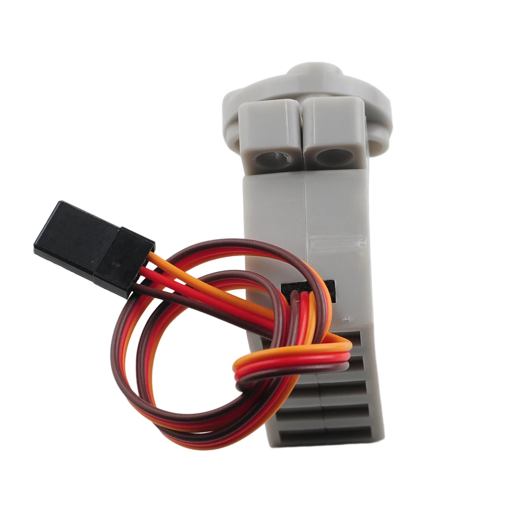 Servomotor digital H90S 2kg 5V 360 °   Conector de 3 pines, engranaje metálico compatible con servos de bloques de construcción Legoeds Big Torque