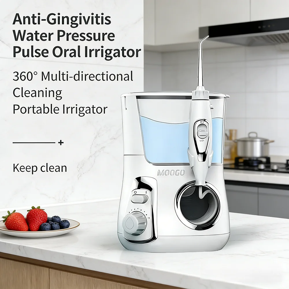 

Бытовой стоматологический ирригатор с 10 режимами, емкостью 800 мл, настольная ирригатор для воды, домашнее устройство для чистки зубов для здоровья десен