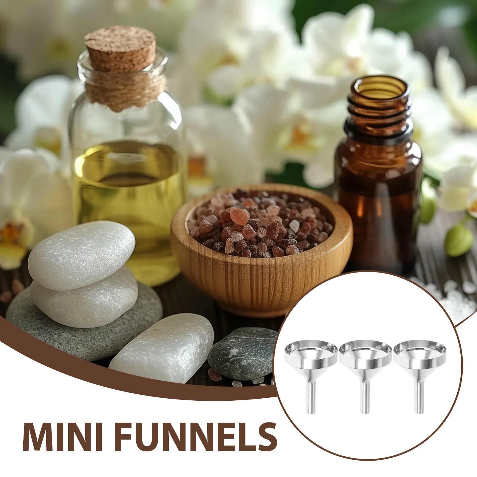 

Набор мини-воронок из металла (1 шт.) для переливания парфюмерии, эфирных масел, наполнения маленьких флаконов, инструмент для дозирования, для ухода за кожей и лабораторий