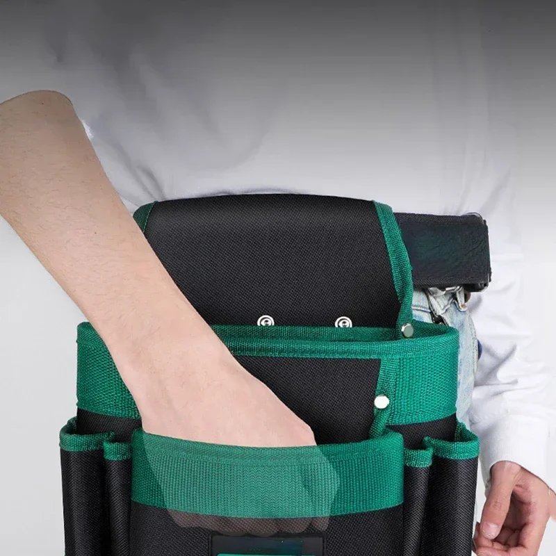 Tool Waist Pack Storage Bag Nail Waist Pocket With Strong Durable Multi-Functional Maintenance Site Electric Woodworking Thicken