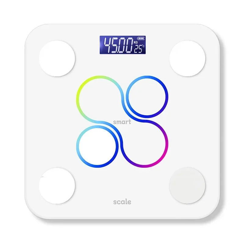 Intelligent Fat Measurement Simple Weight Scale Weighing Household Portable Rechargeable Body Fat Scale  Bascula Baño