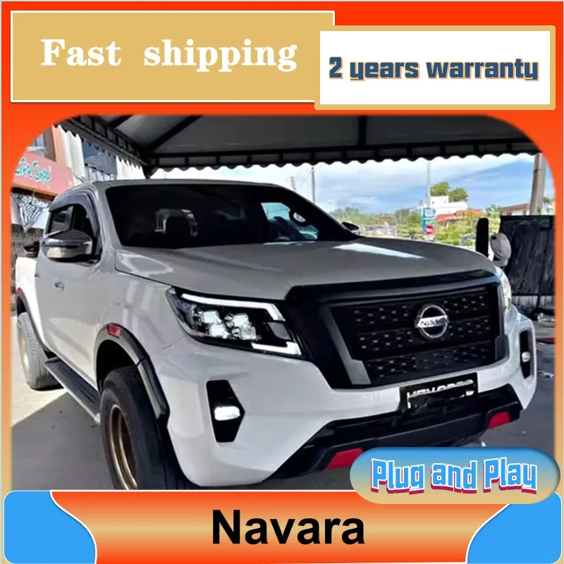 

Car Styling for Nissan Navara NP300 Head Lights 2015-2020 NP300 Headlights DRL Turn Signal Low High Beam Projector Lens