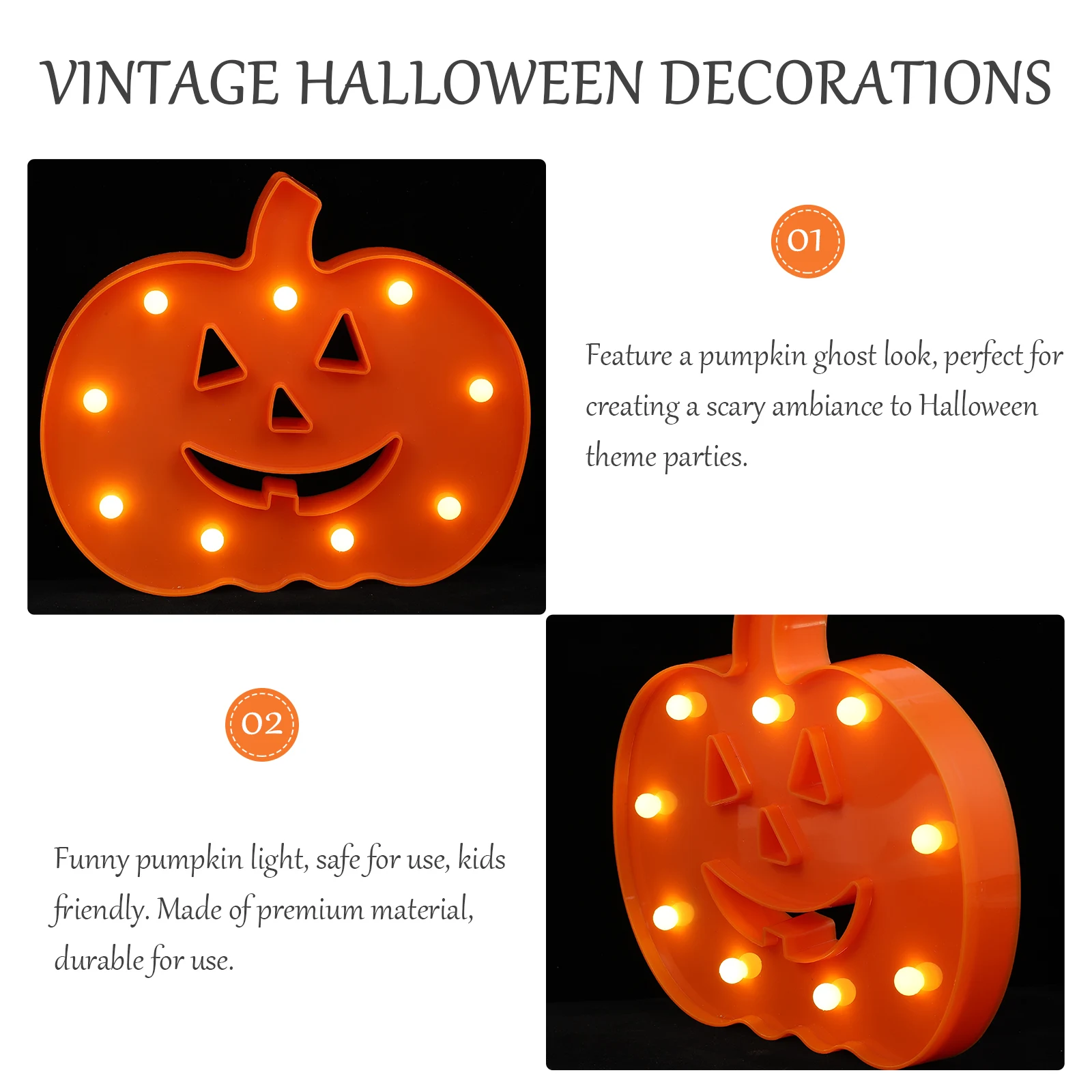 

Декор тыквенная лампа для вечеринки в помещении и на открытом воздухе Хэллоуин вечерние винтажные украшения на Хэллоуин тыквенный свет