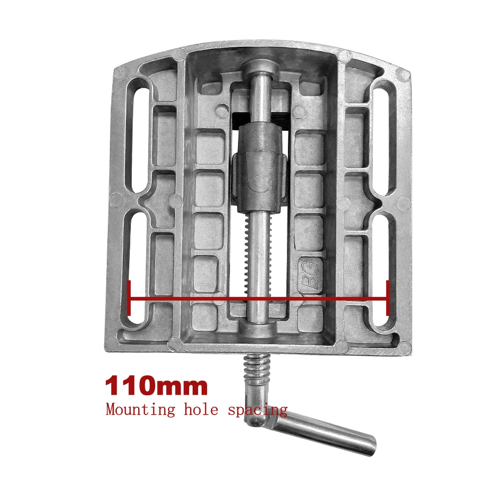 ALLSOME BG-6258 Aluminum Drill Press Vise Flat Pliers Mini Drill Chuck Multi Tool Manual Clamp HT2836