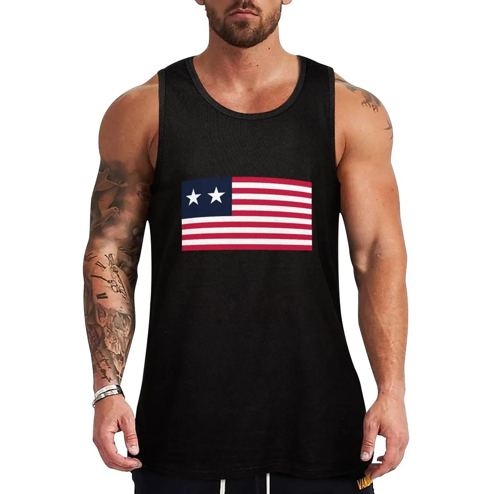Western Forces Flag Tank Top Lightweight Workout Tank Top Breathable Athletic Wear