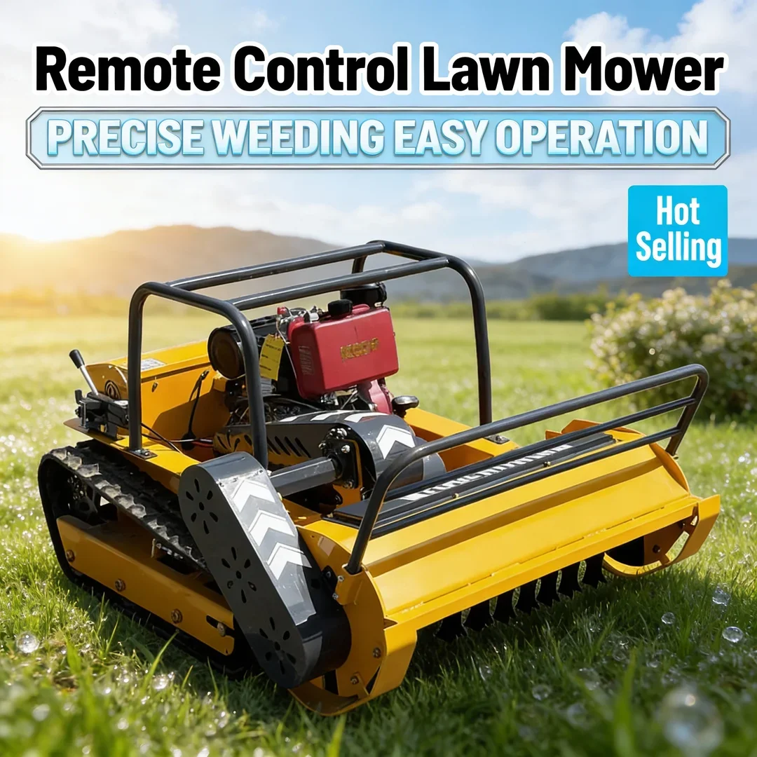 Customized Hot Selling Agriculture Flail Lawn Mower - New Multifunctional RC Remote Control Garden Farm Machine