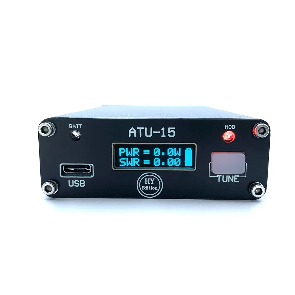 ATU15 1W-15W 1.8 - 30Mhz Mini QRP Radio Automatic Antenna Tuner By N7ddc 1.4 Version With LED Light Indicator