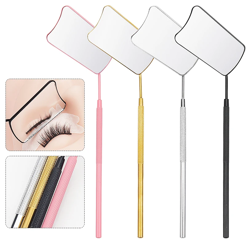 

1 Pc Multifunction Lashes Mirror Eyelash Extension Grafting Tools Stainless Steel Magnifying Beauty Makeup Portable Mirrors