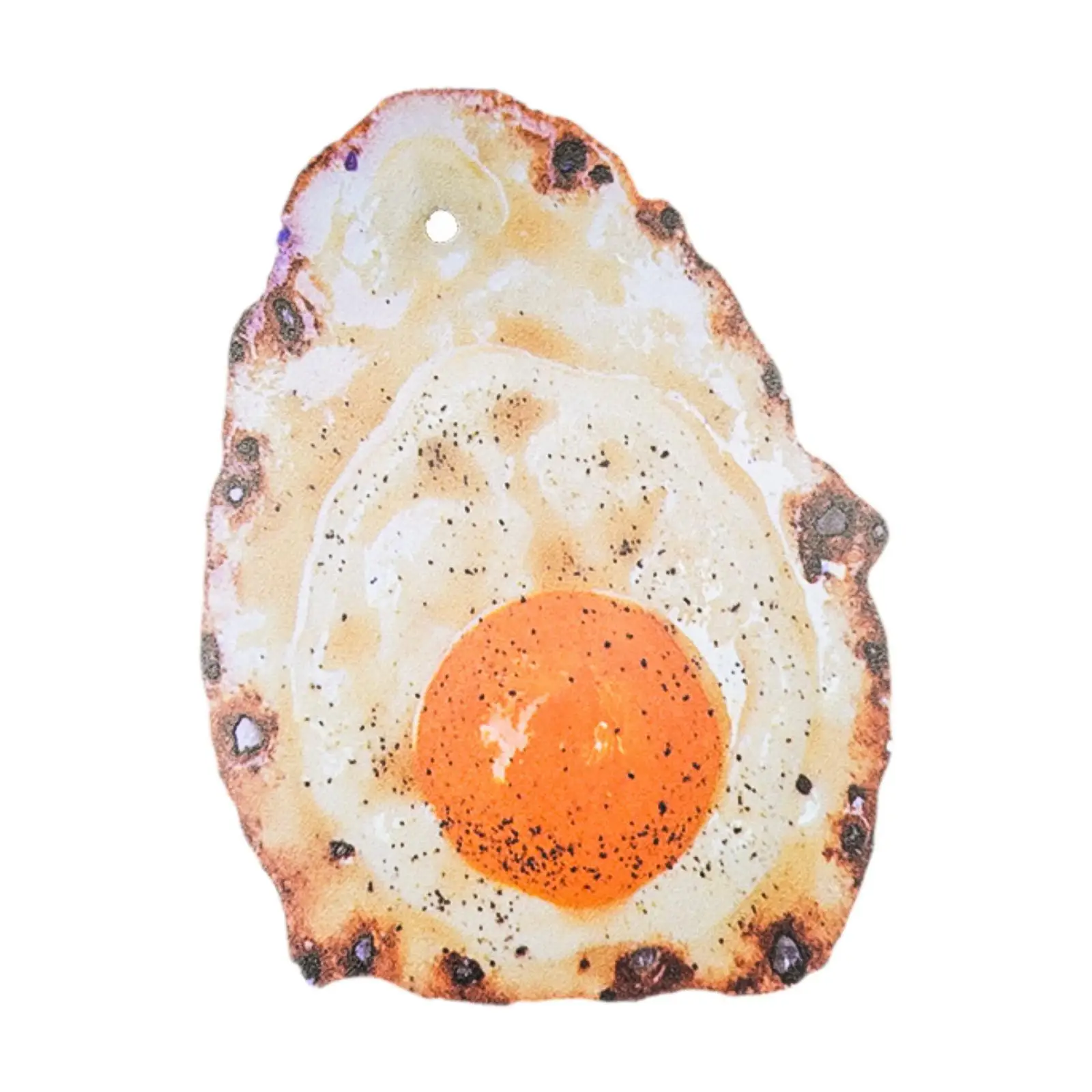 Fried Egg Wall Hanging Ornament Decorative Indoor Bedroom Hallway Easy Installation Fireplace Office Gift Fried Egg Figurine