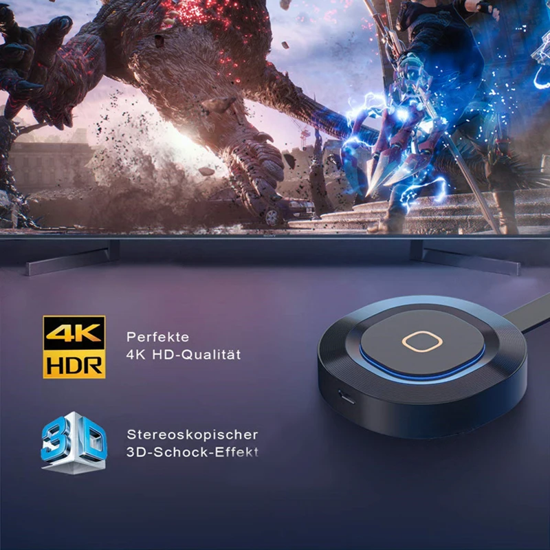 2.4G 5G 4K MiraScreen Dongle compatibile con HDMI TV Stick Miracast Airplay ricevitore Display Wireless 1080P per Google Chromecast