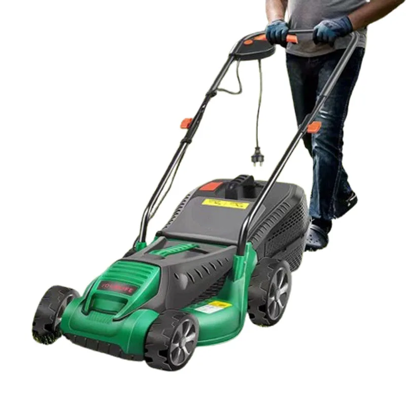 Electric Lawn Mower Hand Push Grass Cutting Machine 1600W Grass Trimmer For Garden Courtyard