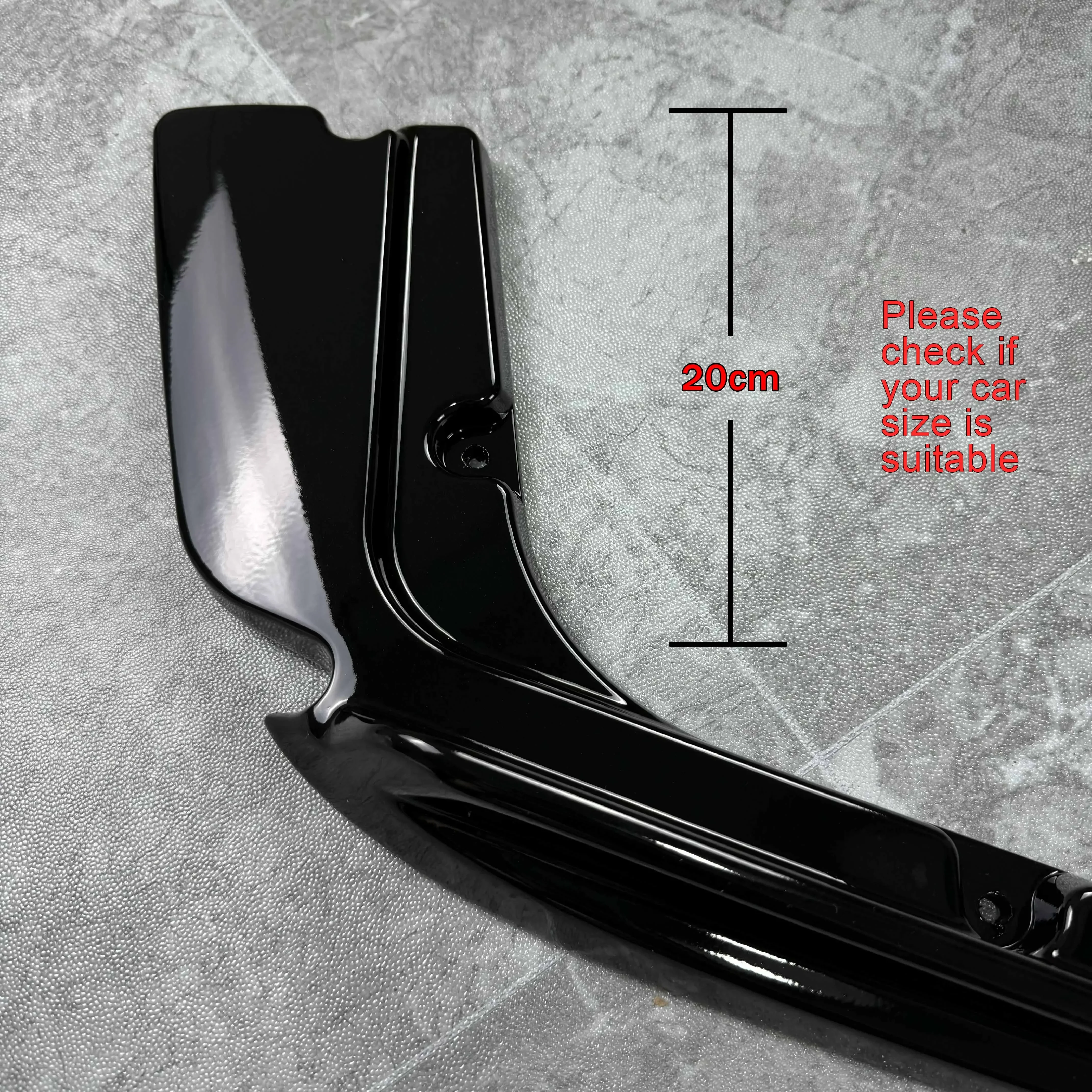 Rear Bumper Lip Side Splitter Spoiler Side Air Vent Outlet Cover For BMW F30 F31 335i 340i M Sport Performance 2012-2019 ABS