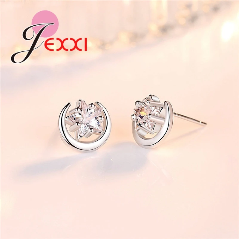 Boucles d'Oreilles en Argent 925 Brcorporelle pour Femme, Accessoires Décontractés de Qualité Supérieure, Clip Brcorporelle, Cadeaux de Lune, Vente au Détail