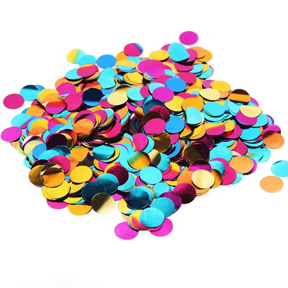 

100 Grams Balloon Confetti Sparkling Round Dot Glitter Foil Confetti Wedding Party Table Scatter Festival DIY Home Supplies