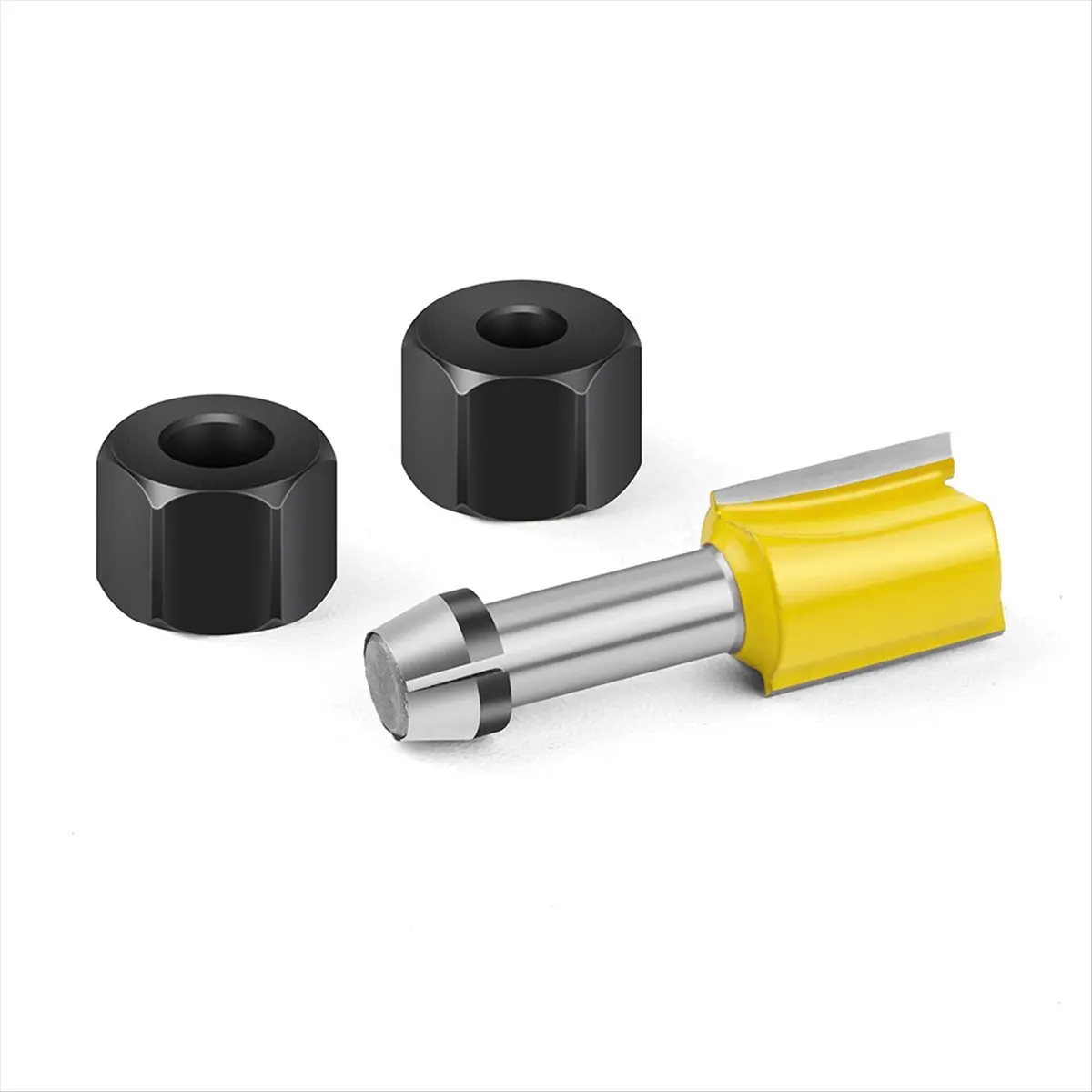 【~ NEW A89Z】6/6.35/8mm Collet Chuck with Nut Engraving Trimming Machine Router Bit Adapter Electric Router Milling Cutter Access