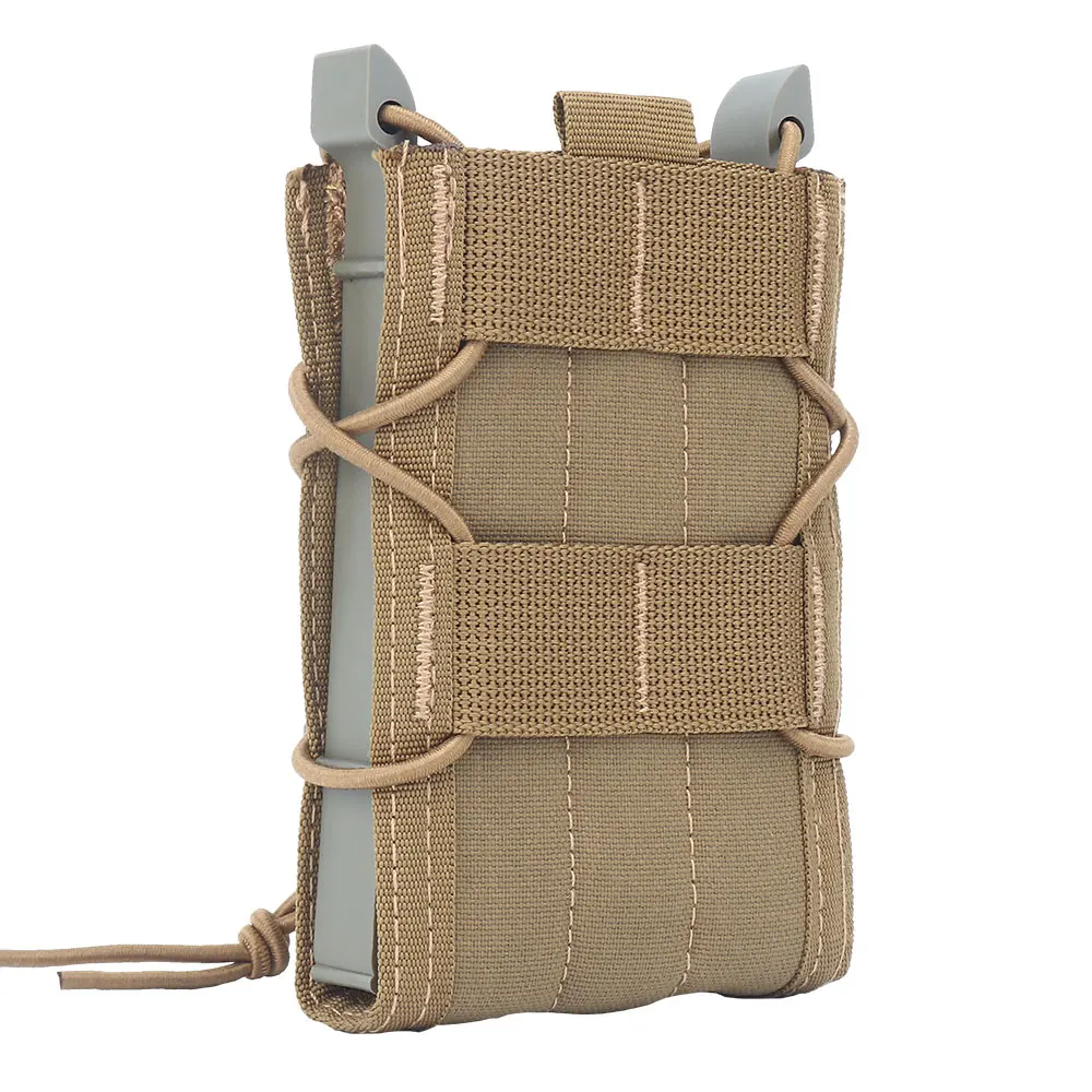 Elastic Drawstring Magazine Dump，For Outdoor Hunting Shooting Belt Vest Accessories，Store 5.56 Magazines /Scorpion Fast Mag Bag