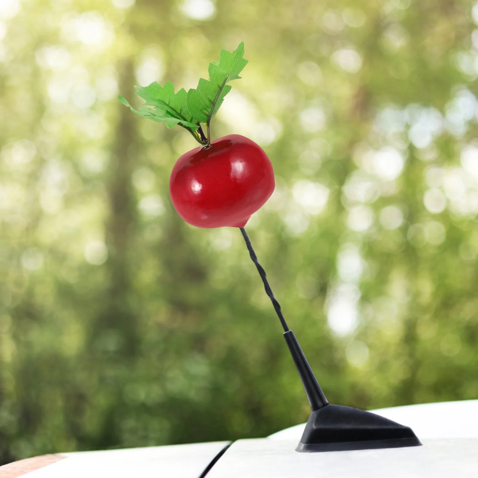 لطيف هوائي السيارة توبر الفجل السيارات الديكور التصميم الخارجي ملحق لسيارات الدفع الرباعي لوحة القيادة هدية تعديل السيارة الفريدة #6