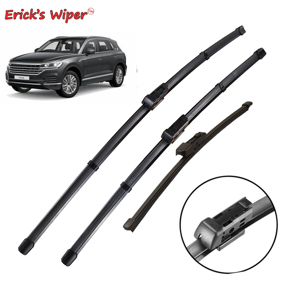 Erick\'s Wiper LHD Front & Rear Wiper Blades Set For Volkswagen VW Touareg 3 2018 - 2023 Windshield Windscreen Window 26\