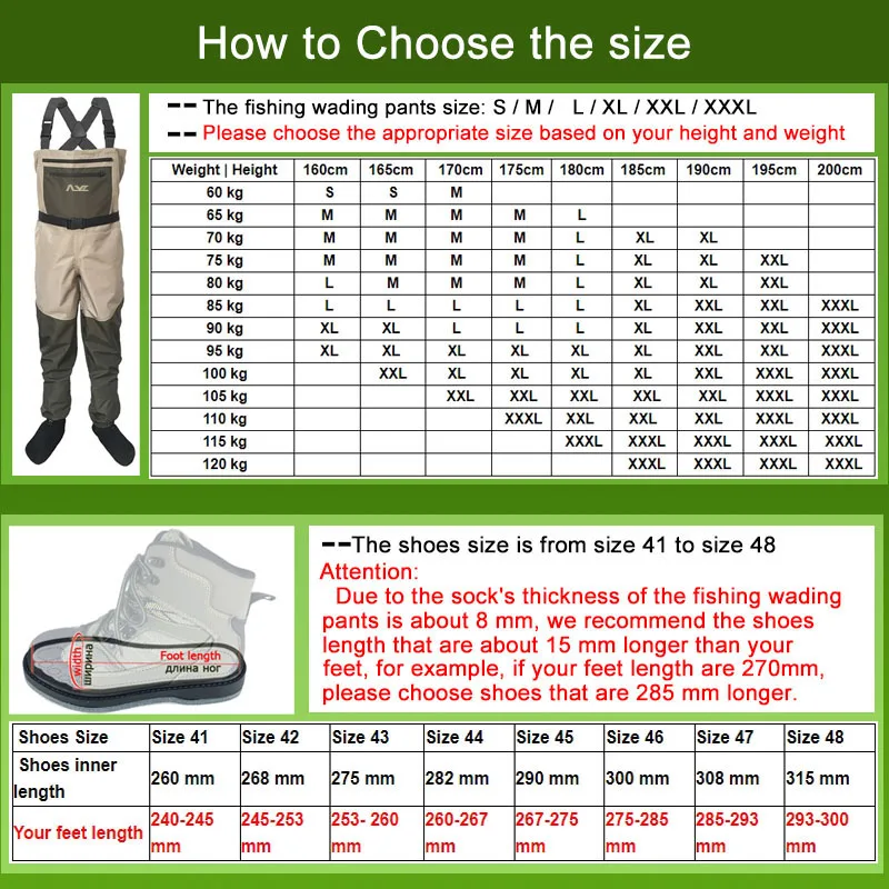 Imagem -02 - Impermeáveis Fly Fishing Waders Auto-bloqueio Sentiu Sapatos Sole Botas de Caça Antiderrapantes Rock Chest Roupas Vadear Recife