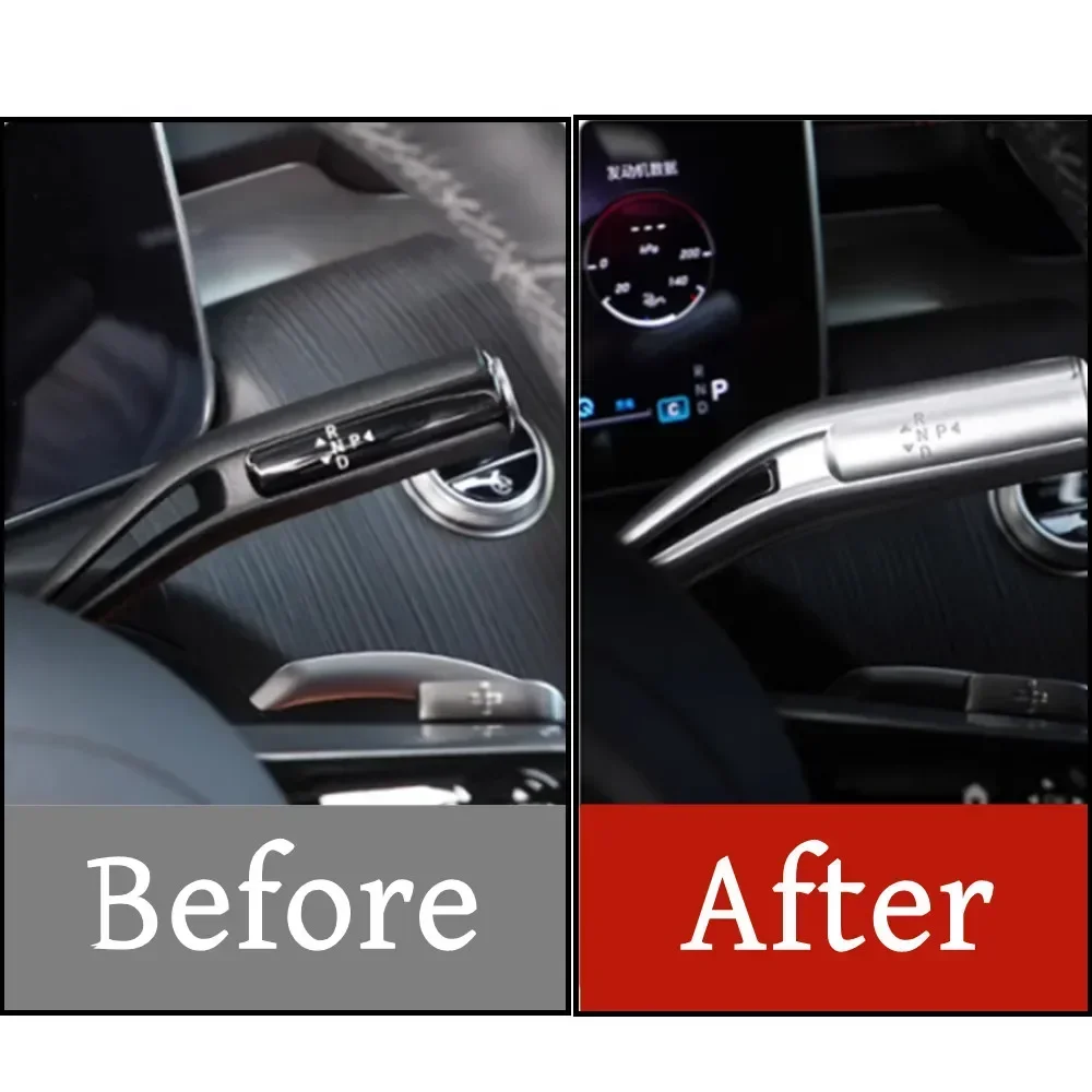 Для Mercedes Benz EQE EQS Class V295 V297 2022-2024 автомобильный рычаг переключения передач рулевого колеса, накладка на стеклоочиститель, наклейки