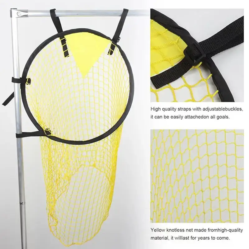 Yellow Football Goal Training Target - Auxiliary Net For Free Kick And Shooting Practice