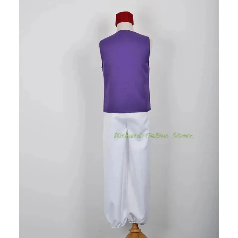 The Arabian Nights Aladdin Jafar Costume Cosplay Aldult Uomo Donna Halloween Mago Vestiti Vestito