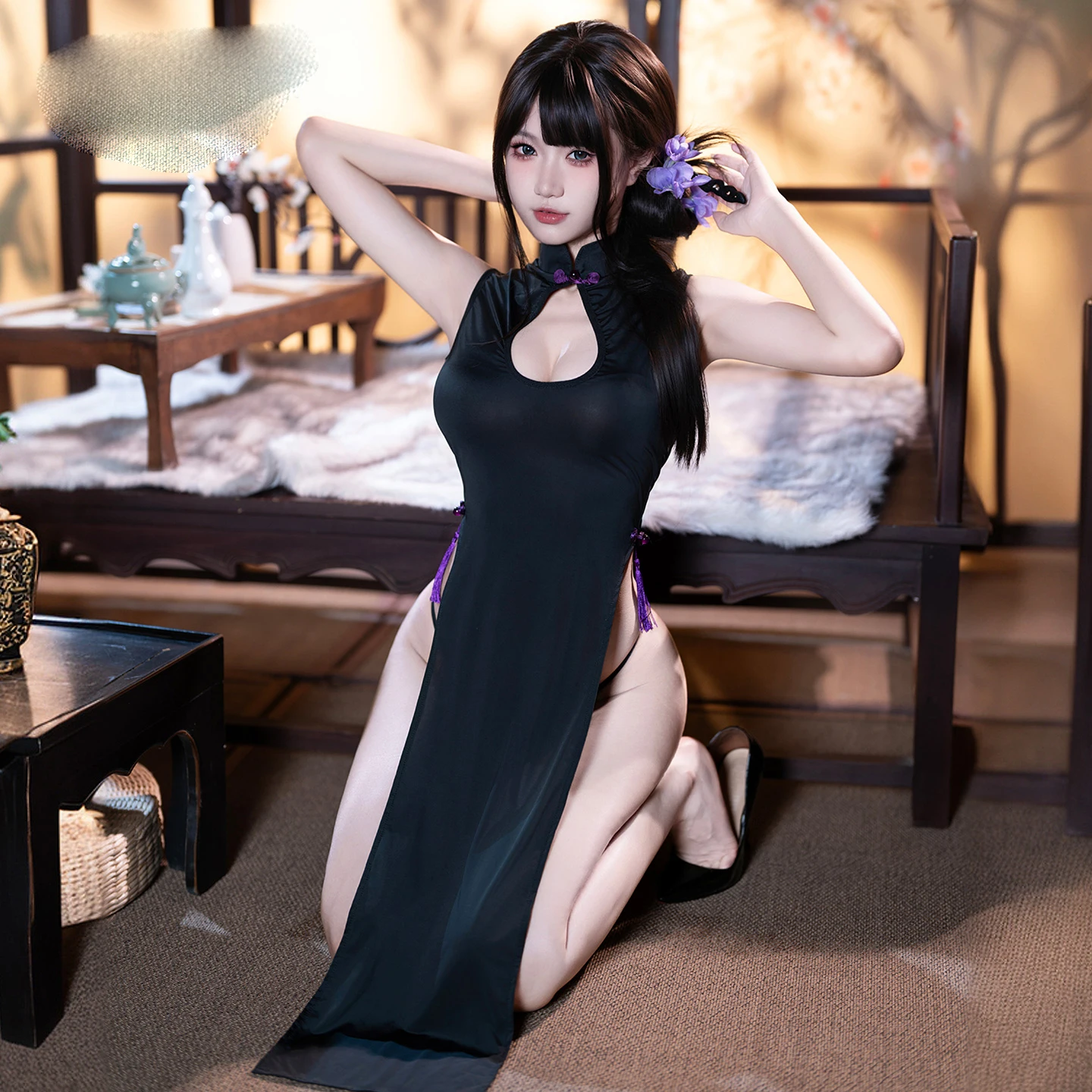 Splendido cosplay loween Dr Cleanfit Sle Fibra di poliestere O pe Silhouette mid Sve Dimagrante Vestibilità per giovani donne