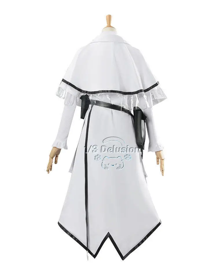 

Arknights Priestess (Doctor) Cosplay Costume White Researcher Uniform FullSet for Women Anime Game Halloween Outfit 1/3 Delusion