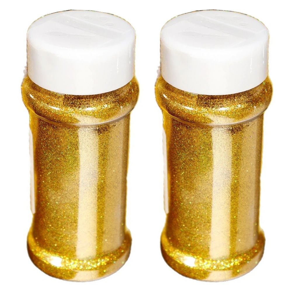 100ml Laser Gold Mirror Nail Powder 0.1mm Rainbow Holo Unicorn Nails Glitter UV Gel Polish Design Chrome Pigment Dust Nail Decor