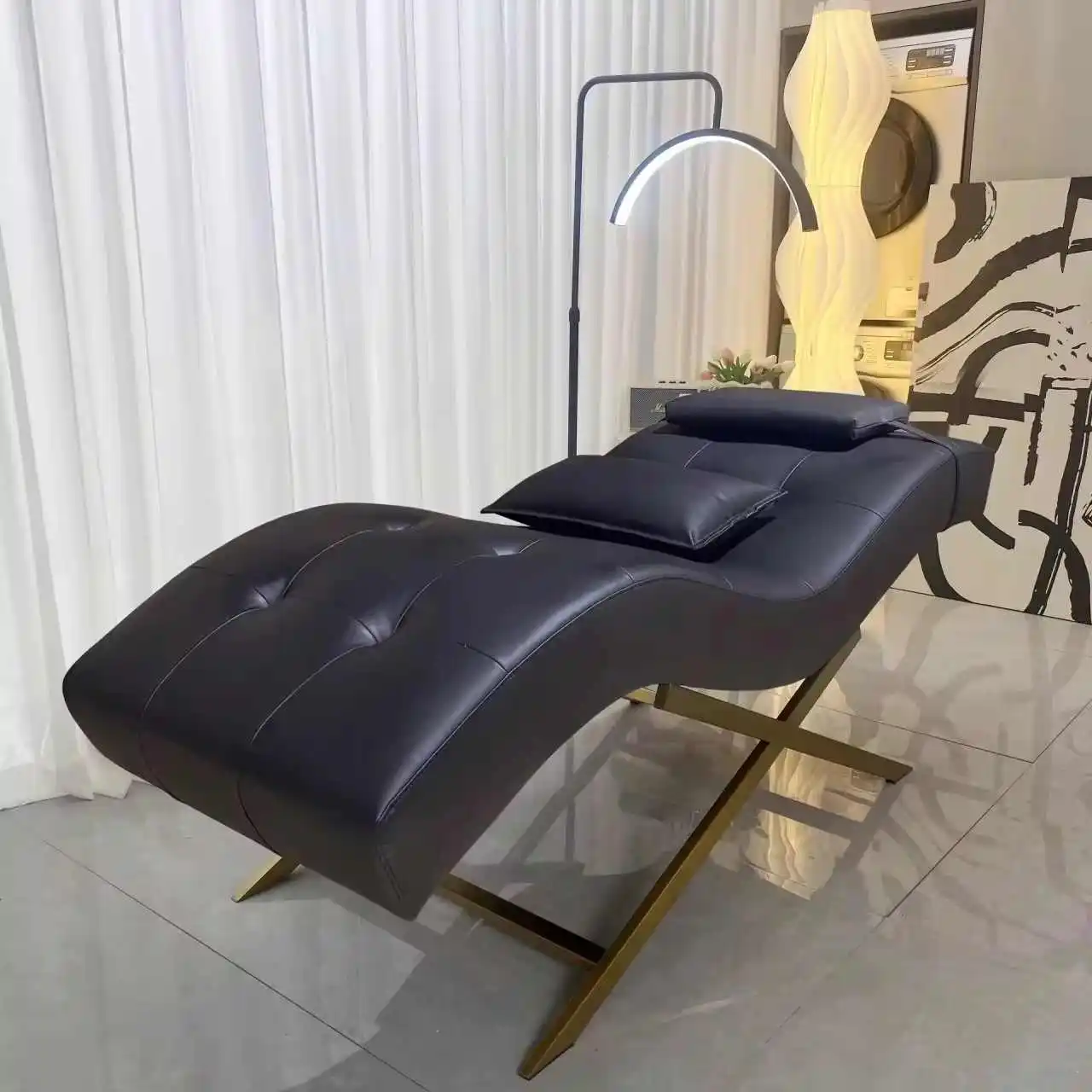 

XinSheng Beauty Care Bed Household Commercial Deck Chair Eyelash Beds SPA Salon Club Store Furniture Can Customize Colors