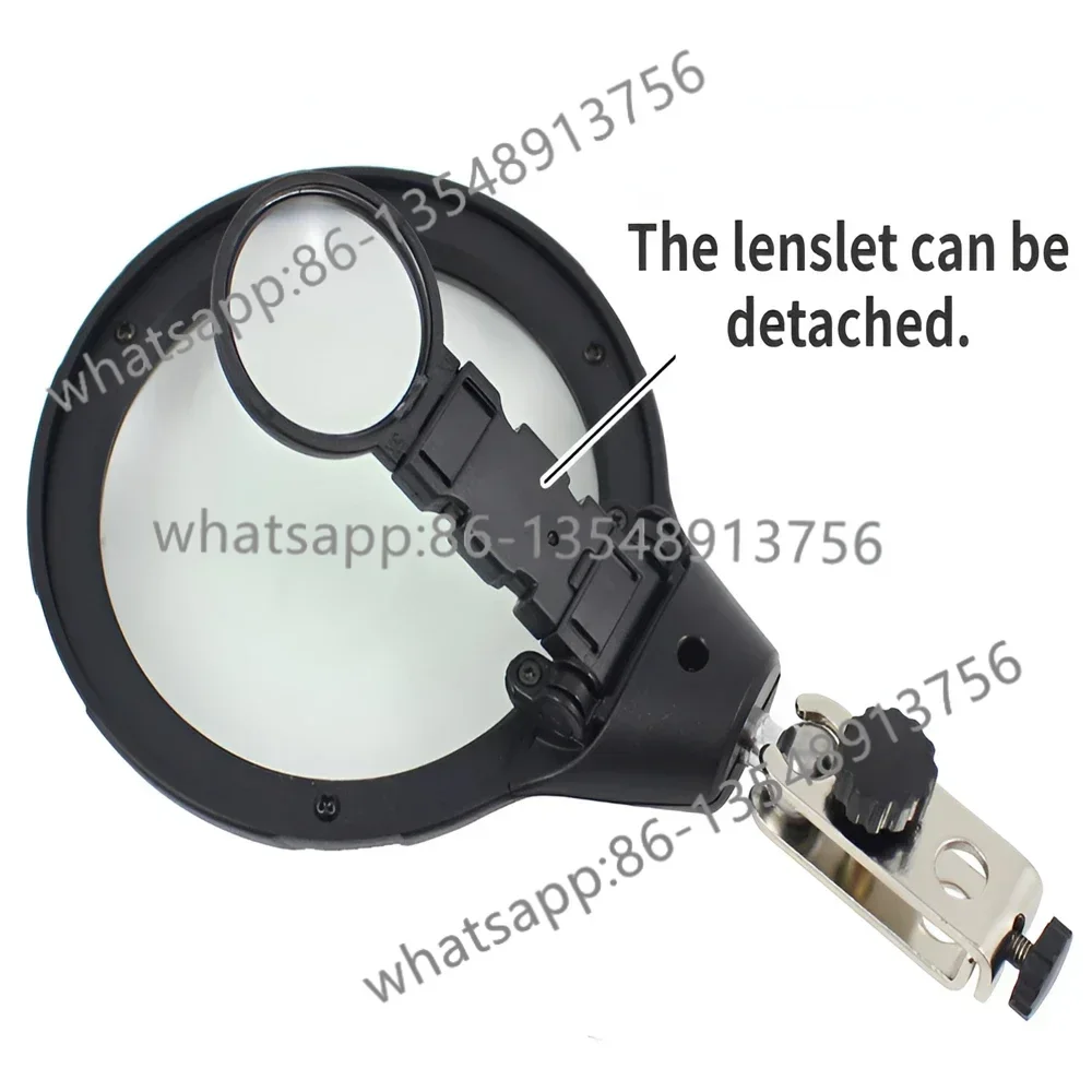 

Сварочное увеличительное стекло 3X настольный сварочный инструмент для ремонта лупа ручная паяльная подставка для паяльника держатель