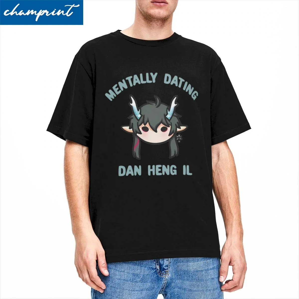 Honkai Star Rail Dan Heng T Shirts Men Women 100% Cotton Fashion T-Shirts Crewneck Game Anime Tees Clothing Birthday Gift