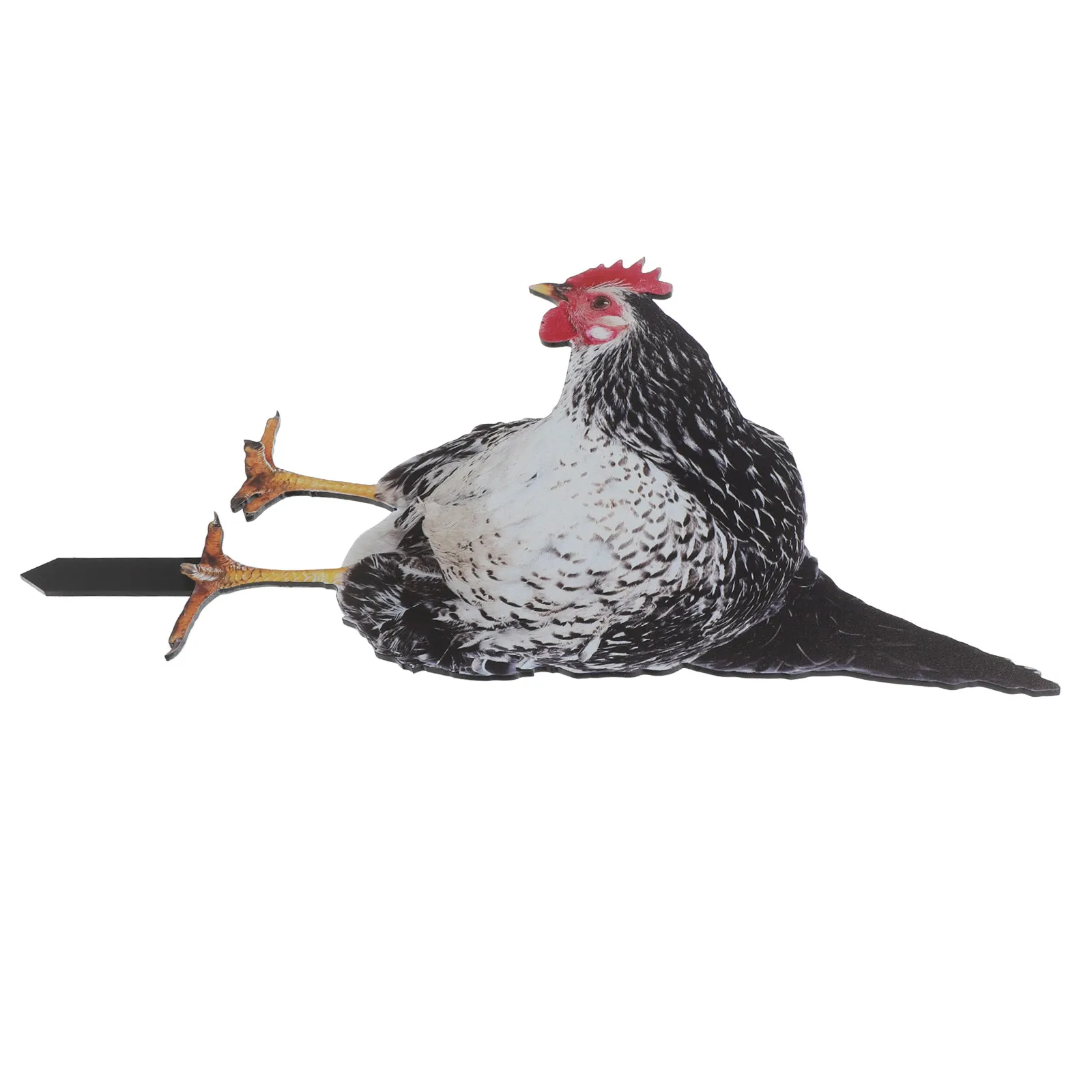 

Chicken Yard Art Garden Hen Decoration Ornament Durable Realistic Garden Stake Outdoor Lawn Pathway Decor Rooster Animal Stake