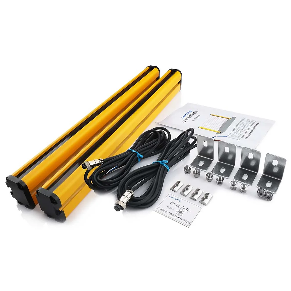 Competitive Price NPN PNP 40mm Safety Light Curtain With Ultra-long Detection Range For Punching Machine