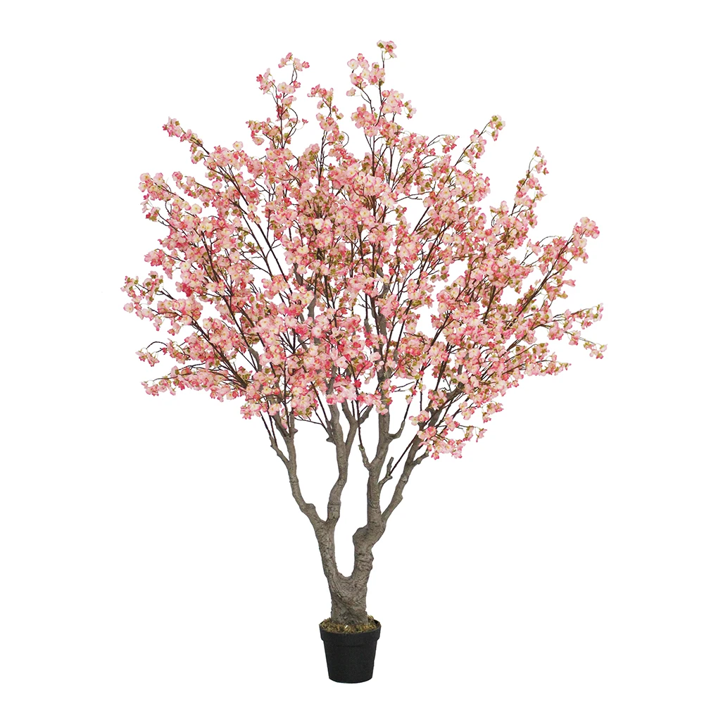 

Large Simulation Artificial Tree Outdoor Hotel Home Decoration Custom Peach Blossom Tree Artificial Olive Tree Bougainvillea