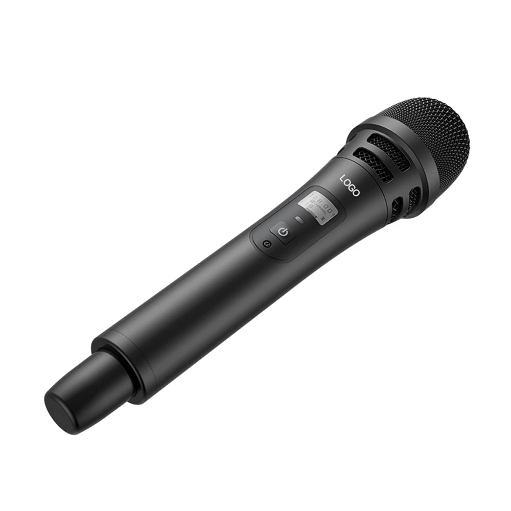 Microfono omnidirezionale wireless UHF professionale Adattatore per microfono musicale Microfoni ricevitori da 180 gradi Fino a 15 ore di lavoro