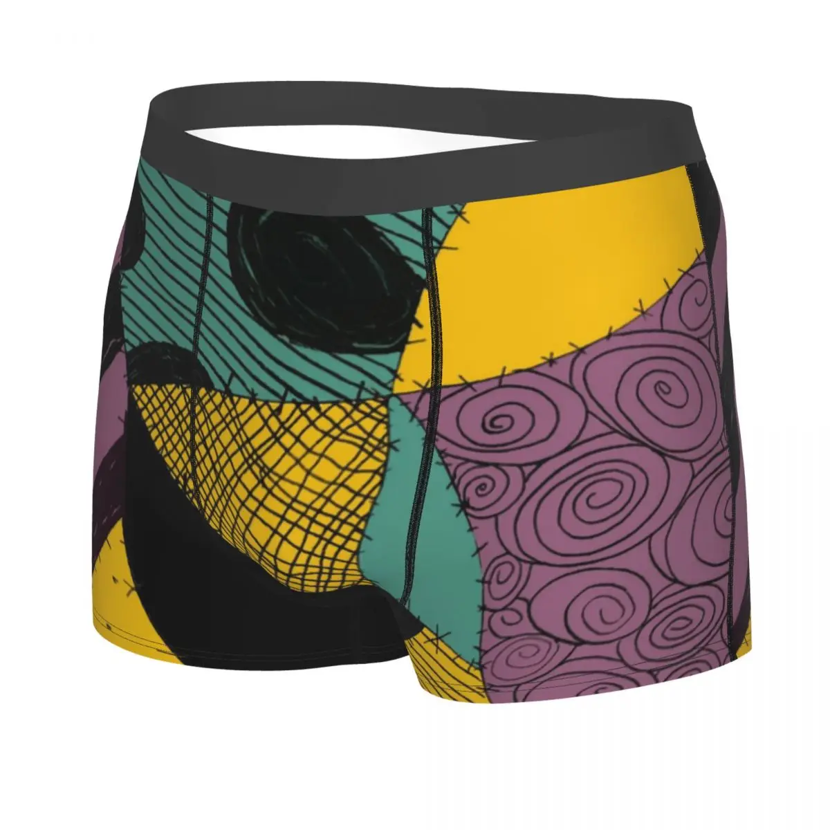 مخصص تيم بيرتون عيد الميلاد فيلم الرعب الملابس الداخلية الرجال تمتد سالي المرقعة فستان الملاكم ملخصات