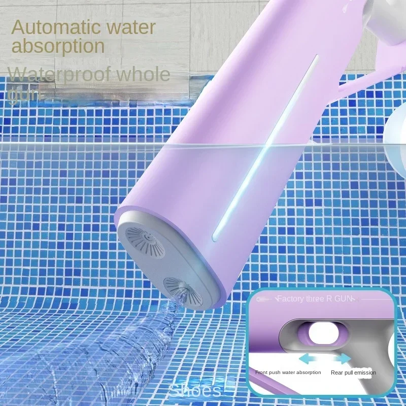 Elektrische kontinuierliche Wasser pistole mit automatischer Wasser aufnahme Schwimmbad party Kinder und Erwachsene, Wasserspiel zeug mit großer Kapazität