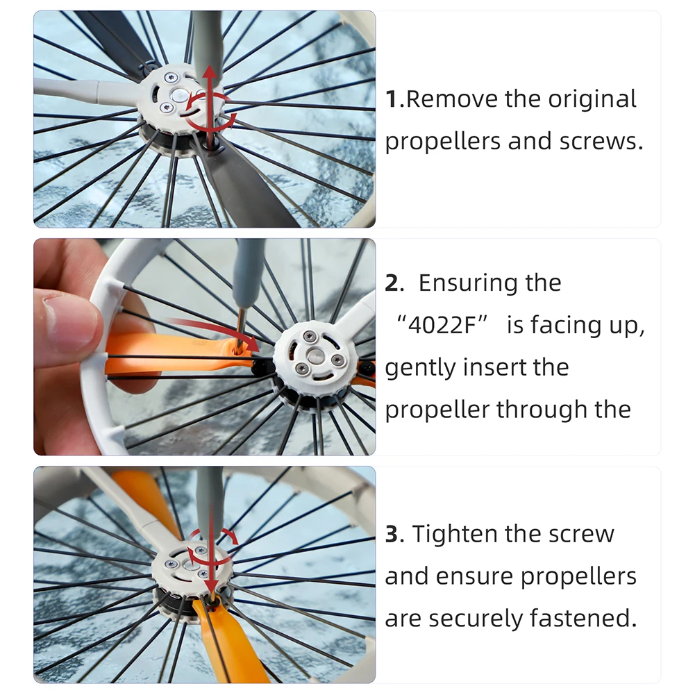 8 шт. сменные пропеллеры, малошумные пропеллеры, реквизит для дронов, лопасти для аксессуаров для дронов DJI Flip